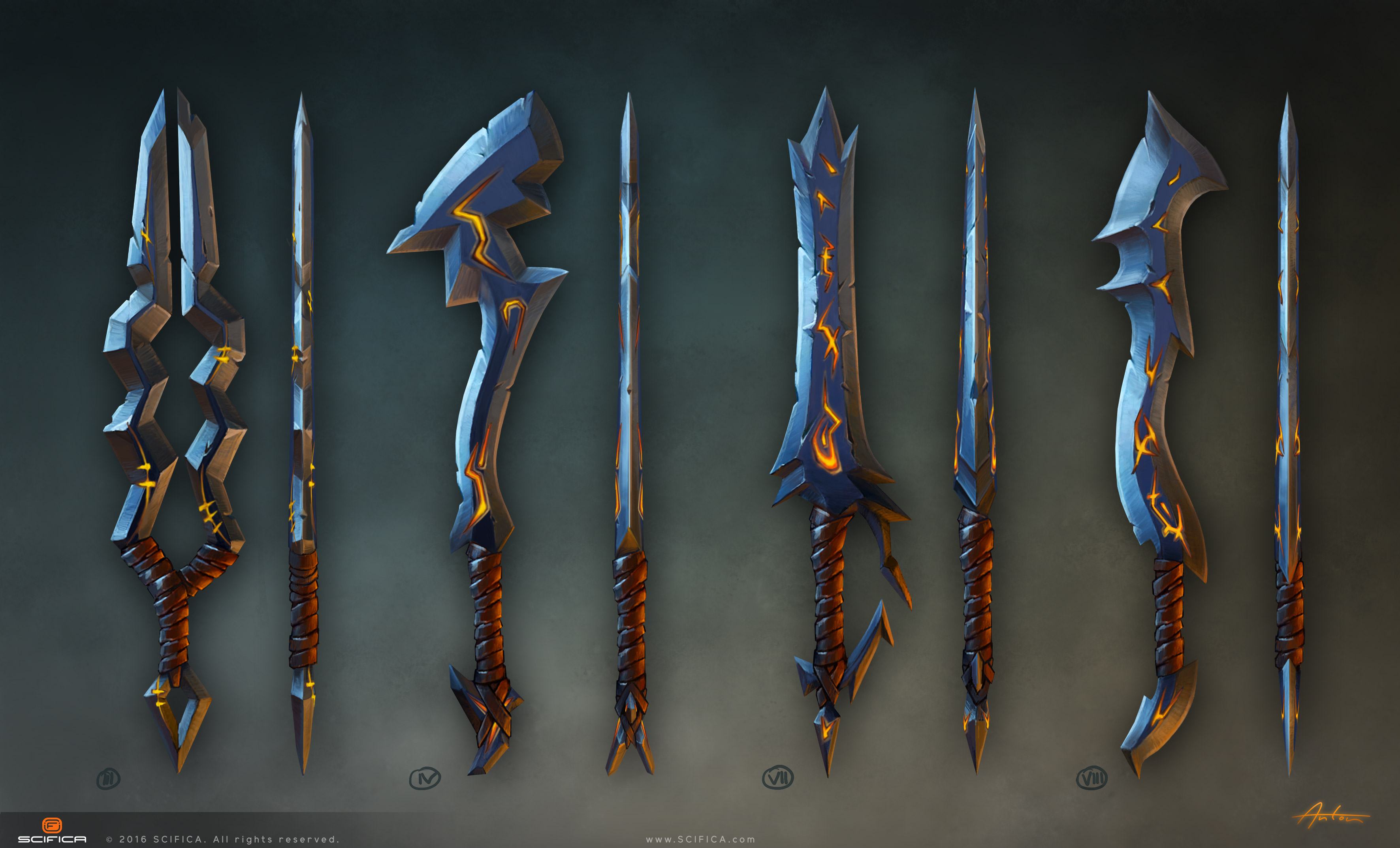 Bone Weapons Sci Fi Weapons Weapon Concept Art Fantasy Sword | My XXX ...